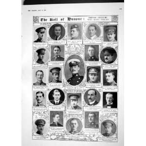 1915 ROLL HONOUR WAR POER MOLSON JAMES REID WINGATE:  Home 