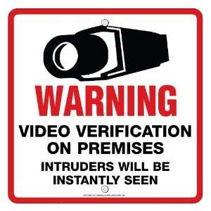   Security Surveillance Camera System Warning Sign   Commercial Grade