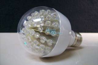 White 60 LED 5 Watts Screw Base Light Bulbs E27  