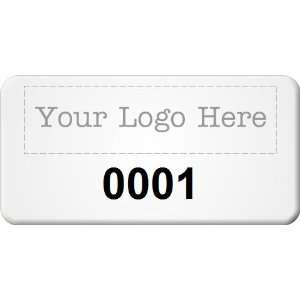  Asset Label, Company Name with Numbering PermaGuard Matte 