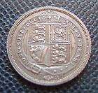UK / GREAT BRITAIN / SILVER 6 PENCE / 1887 / EXTRA