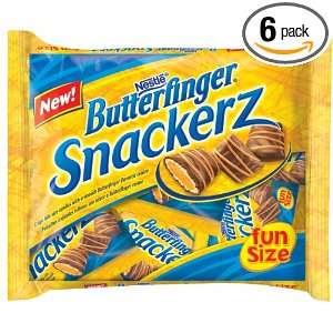 Nestle Butterfingers Snackerz Funsized, 9.2 Ounce (Pack of 6)  