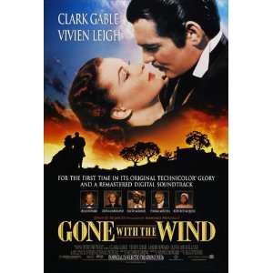  Gone With The Wind (1939) 27 x 40 Movie Poster Style S 