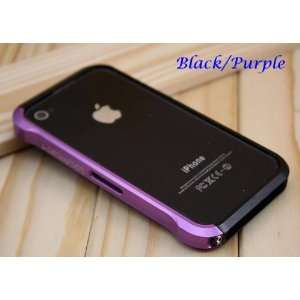   Case For Iphone 4 & 4s Black & Purple Cell Phones & Accessories