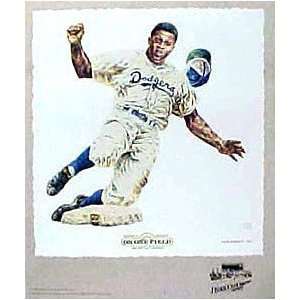 Jackie Robinson Brooklyn Dodgers 20 X 24 Lithograph:  
