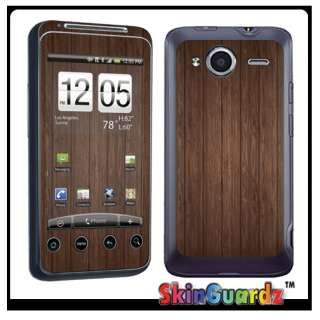 Brown Wood Vinyl Case Decal Skin To Cover Your HTC Evo Shift 4G Sprint 