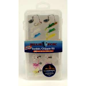  Sunfish / Crappie Kit 14 pc with Storage Box: Sports 