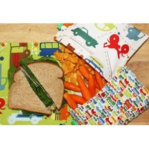   GREEN Reusable Sandwich and Snack Bags Highway One