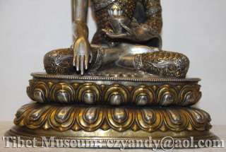 Wonderful Amazing Sacred Antique Tibet Copper Buddha Statue 