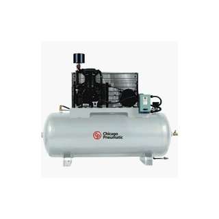   7581H   Chicago Pneumatic Reciprocating Air Compressor 7.5 HP, 80 Gall