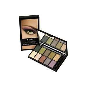  NYX Eye Shadow Palette Beautiful Green Eyes (Quantity of 4 