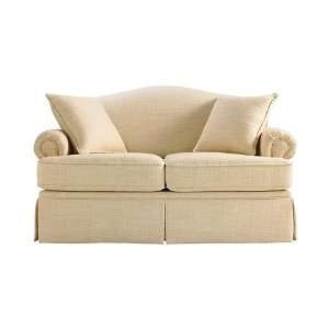  Camel Back Loveseat Boxed Seats Boxed Skirt: Kitchen 