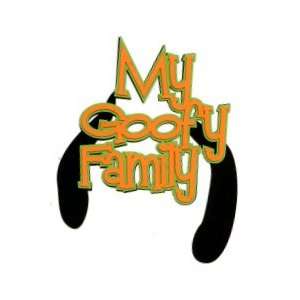  My Goofy Family Laser Title Cut: Arts, Crafts & Sewing