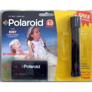  Polaroid Li Ion Battery Fits Sony with Table Top Tripod 
