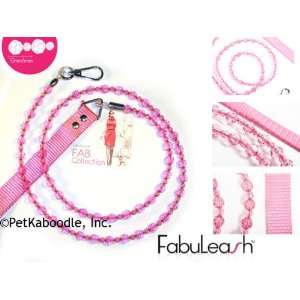   Sparkling Fashion Jewelry Dog Leash Lead 4 FAB Fuchsia: Pet Supplies
