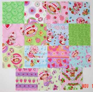 STRAWBERRY SHORTCAKE Quilt squares