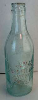   Tampa Bottling Works Tampa Fla Str Sd Center Emb Soda Bottle  