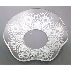  Bobeche Traditional Fluted Lace (each): Home & Kitchen