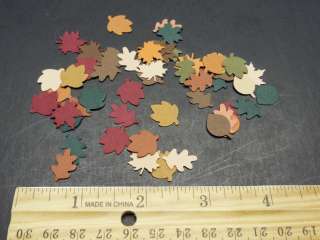 Fall Leaf/Leaves Punchies/Diecuts (50) Die Cuts FREE SHIPPING  