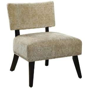 Oversized Accent Chair in Light Brown Microfiber by Coaster Furniture 