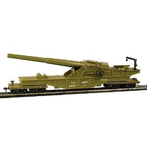  HO Big Cannon Car, US Army: Toys & Games