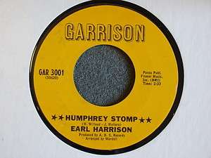 Earl Harrison Humphrey Stomp Garrison 3001 Northern Soul  