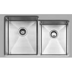 Oliveri 1183U Professional 28 x 20 Offset Basin Undermount Two Bowl 