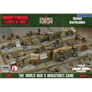  Flames of War   Accessories Street Barricades (2) Toys & Games