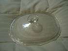 VINTAGE WHITE PYREX VERDE BLOSSOM GLASS 20 C27 ROUND LID TOP items in 