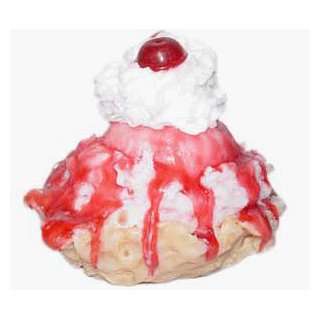  Strawberry Waffle Cup Sundae Scented Replica Candle!: Home 