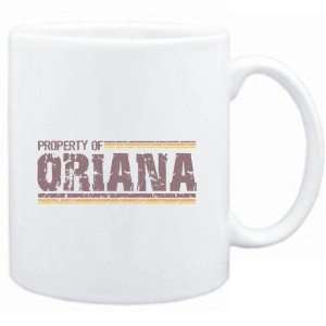  Mug White  Property of Oriana   Vintage  Female Names 