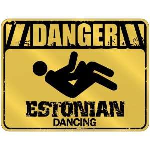   : Estonian Dancing  Estonia Parking Sign Country: Home & Kitchen