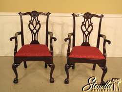 2630: Set 8 STICKLEY Mahogany Dining Room Chairs  