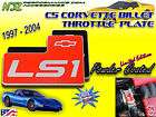 C5 Corvette Billet Throttle Body ID Plate Z06 LS6 LS1