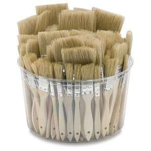  White Bristle Gesso Brush Assortment   Gesso Brushes 