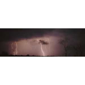  Lightning Storm Clouds, Illinois, USA by Panoramic Images 