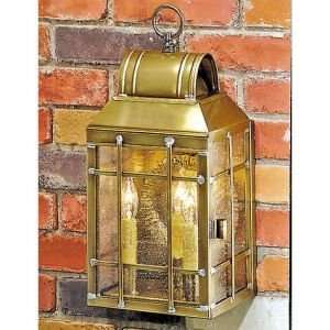  Stonington Wall Lantern in Weathered Brass or Antique 