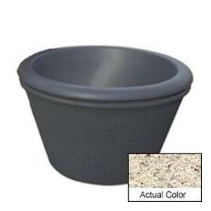   Round Planter   Weatherstone Glass C69 36x24 Patio, Lawn & Garden