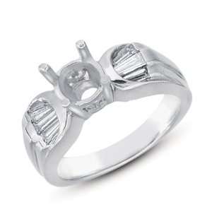  Platinum Engagement Ring: Jewelry