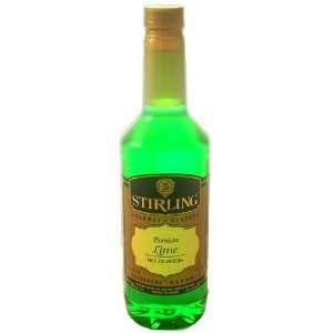 Stirling Gourmet Lime Flavoring Syrup:  Grocery & Gourmet 