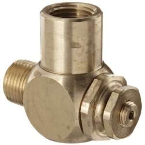 Parker 032510500 3251 Series Brass Right Angle Flow Control Valves, 1 