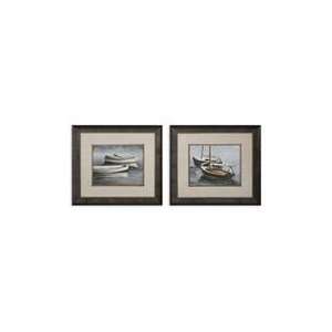  Uttermost, Stillwaters I Ii Set of 2, Art: Home & Kitchen