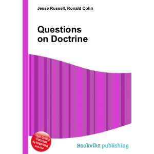  Questions on Doctrine Ronald Cohn Jesse Russell Books