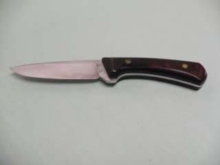 Western W84 J Fixed Blade Hunting Knife With Leather Sheath  