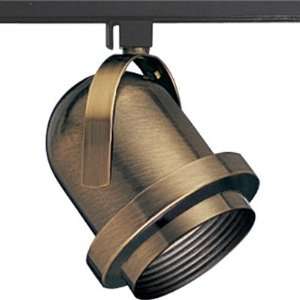  AlphaTrak Antique Brass Carillon Track Light Head 75W PAR 