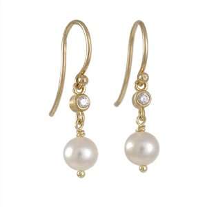  CARLA CARUSO  Pearl Sparkle Earrings: Jewelry
