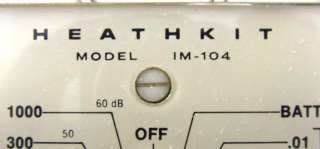   Heathkit Model IM 104 Solid State VOM Multimeter for Parts or Repair
