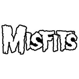  THE MISFITS BONE WHITE LOGO EMBROIDERED PATCH Arts 