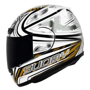  Suomy Apex Helmet (Steely Silver, X Large) Automotive