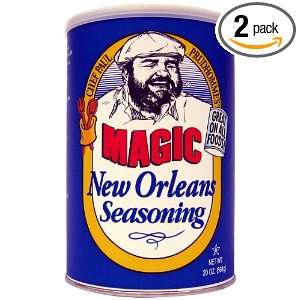 Chef Paul New Orleans Seasoning Blend, 20 Ounce Canisters (Pack of 2 